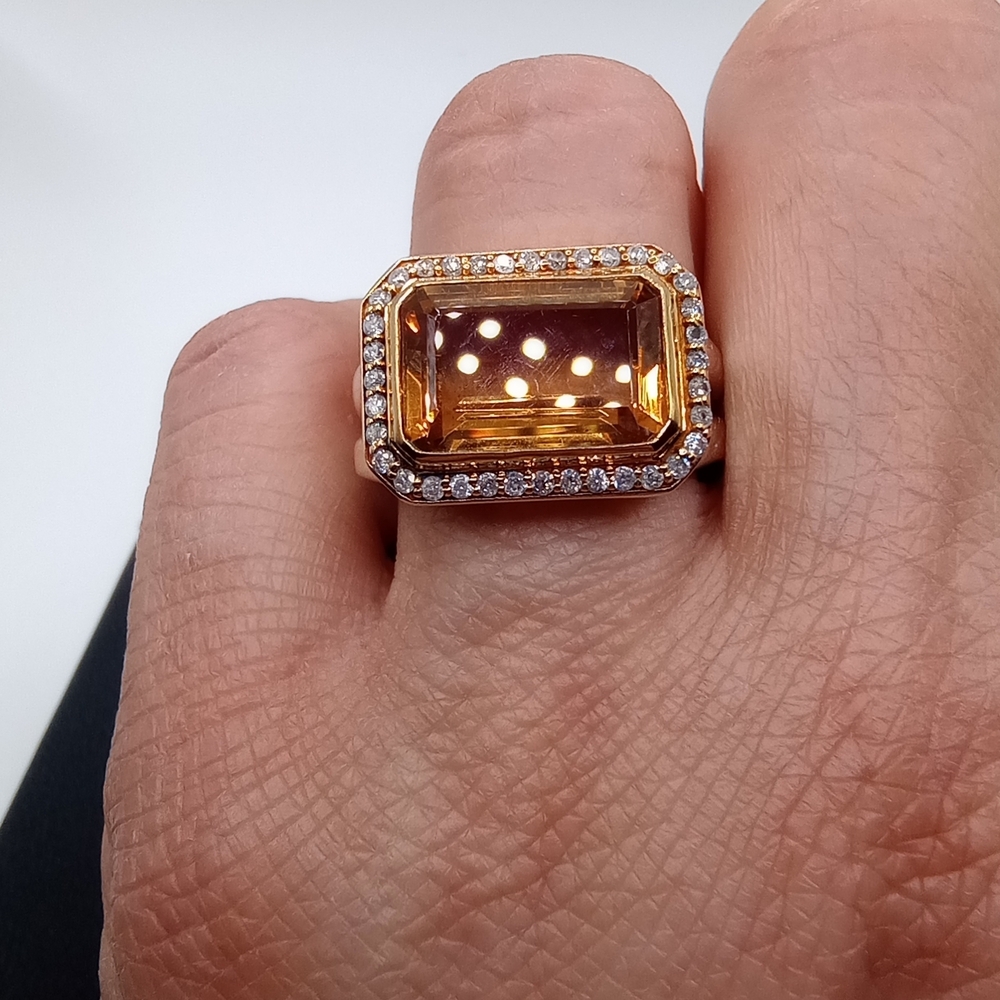 David Yurman Gold and Silver Statement Ring
